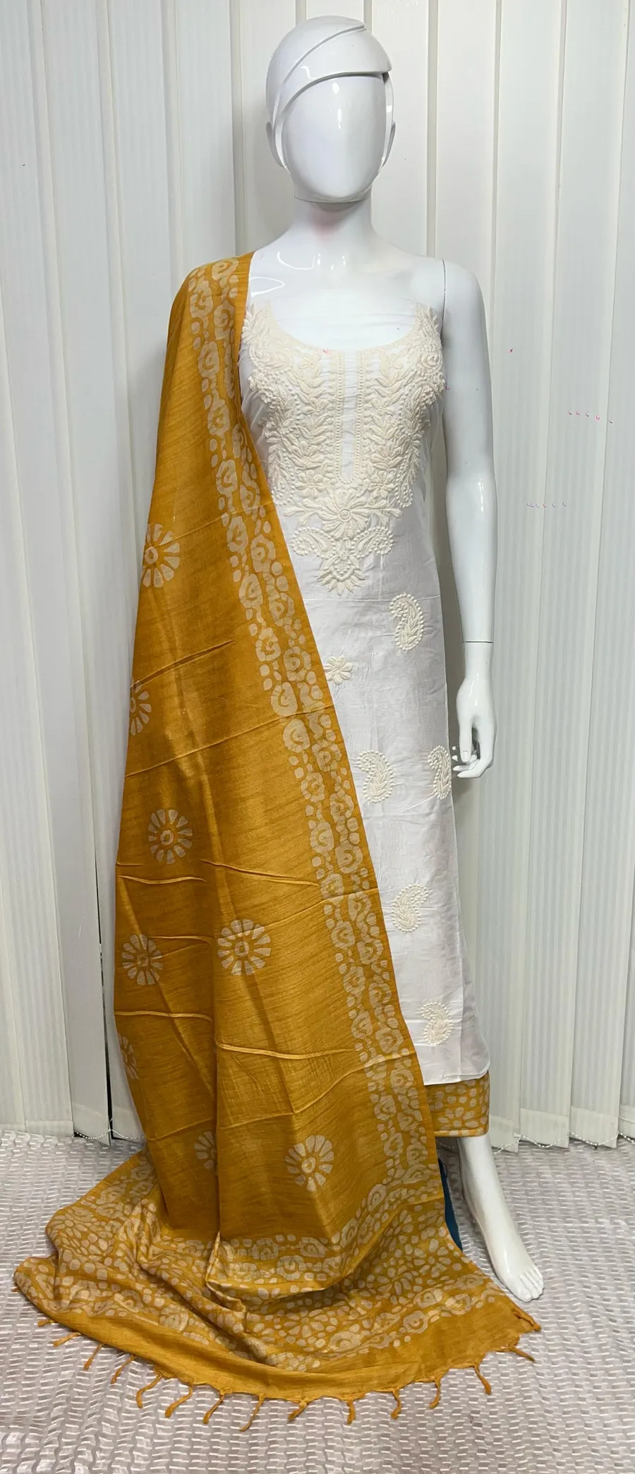 Pure Silk With Elegant Neckline Salwar Suit